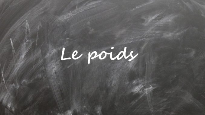 poids le poids