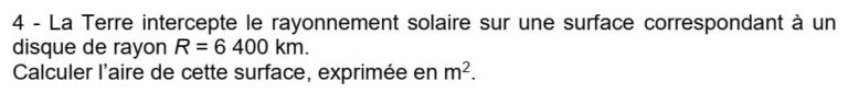 Puissance Rayonnée Par La Lune Corrigé