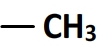 groupement CH3 en formule semi-développée