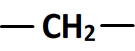groupement CH2 en formule semi-développée
