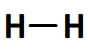 Liaison simple entre deux atomes d'hydrogène