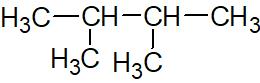 Exemple d'un alcane portant plusieurs fois le même substituant: le 2,3-diméthylbutane