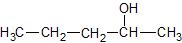 Formule développée du pentan-2-ol