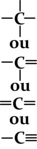 Le carbone dans le schéma de Lewis d'une molécule
