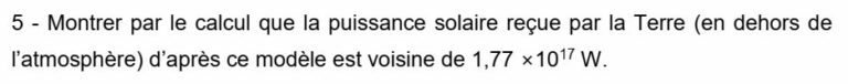 Puissance Rayonnée Par La Lune Corrigé