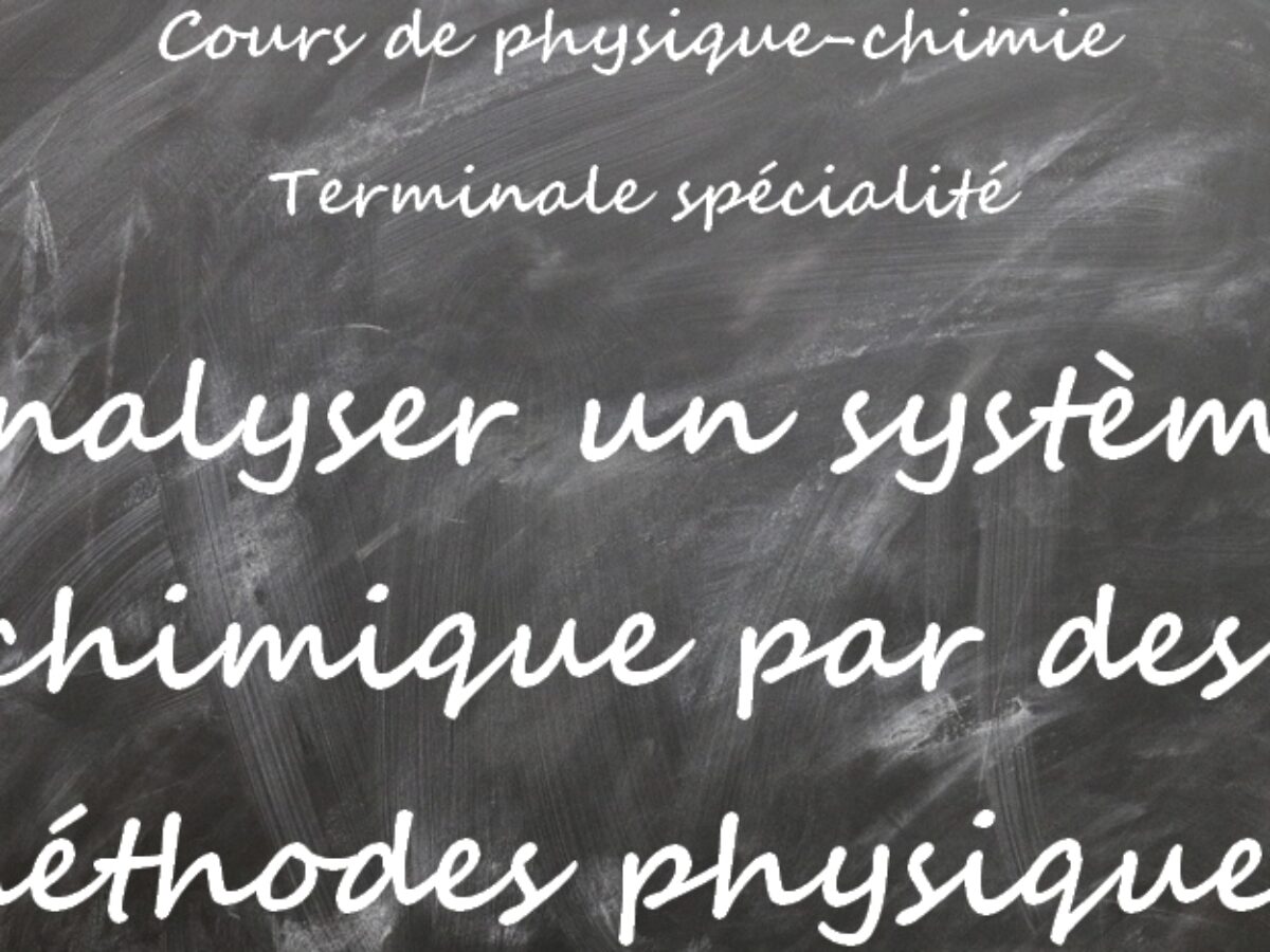 Découvrir 91+ imagen formule à connaitre en physique chimie terminale s